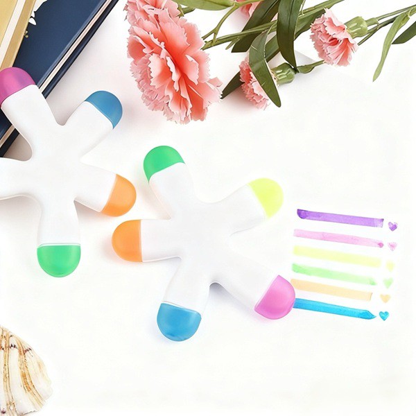 Five Color Starfish Shape Highlighter-4 Five Color Starfish Shape Highlighter-4